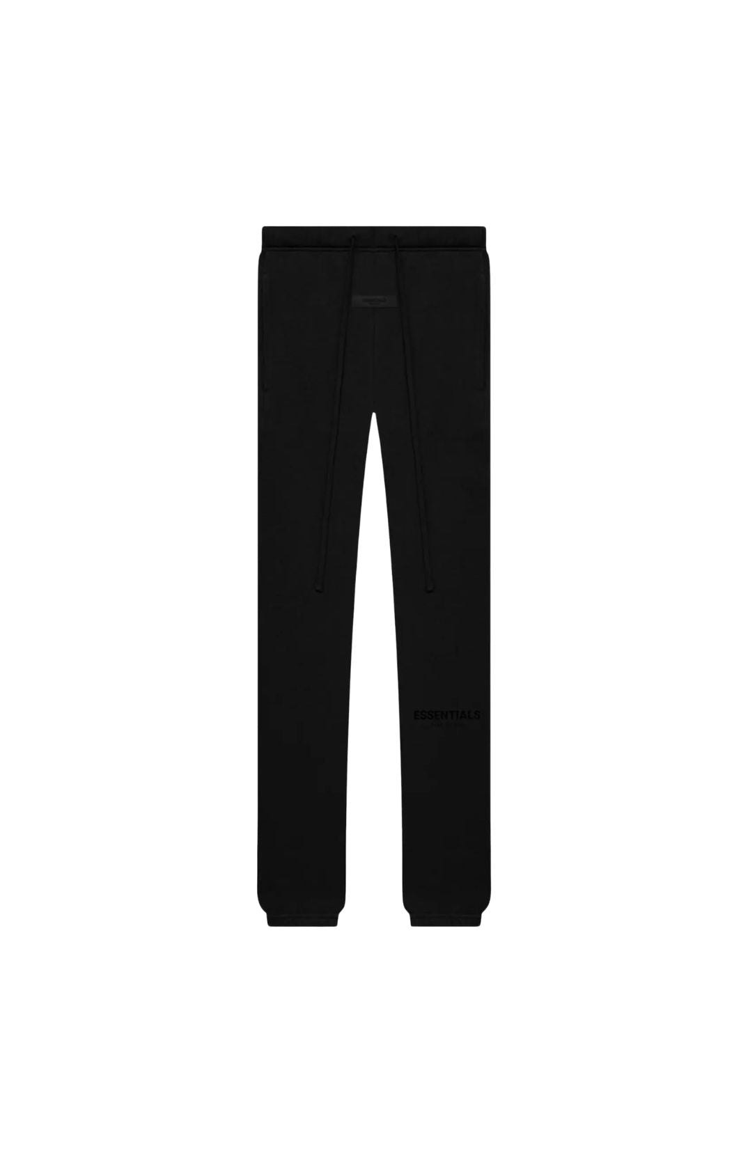 Fear of God Essentials Limo Black Full Set sweatpants in limo black front view