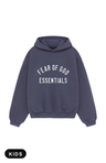 Fear of God Essentials Marine Kids Hoodie - voorkant