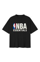 Fear of God Essentials NBA Black White T-Shirt