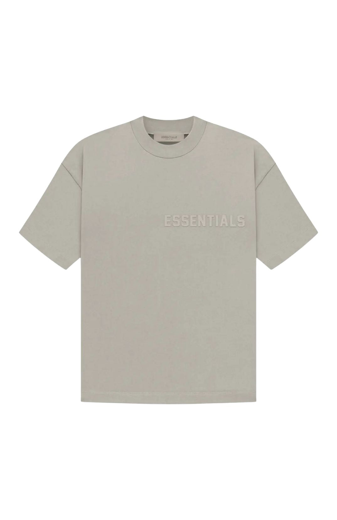 Fear of God Essentials Seal Summer Set t-shirt and shorts set in seal front view