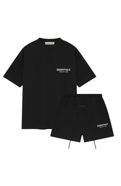 Fear of God Essentials SS25 Jet Black Sommer-Set