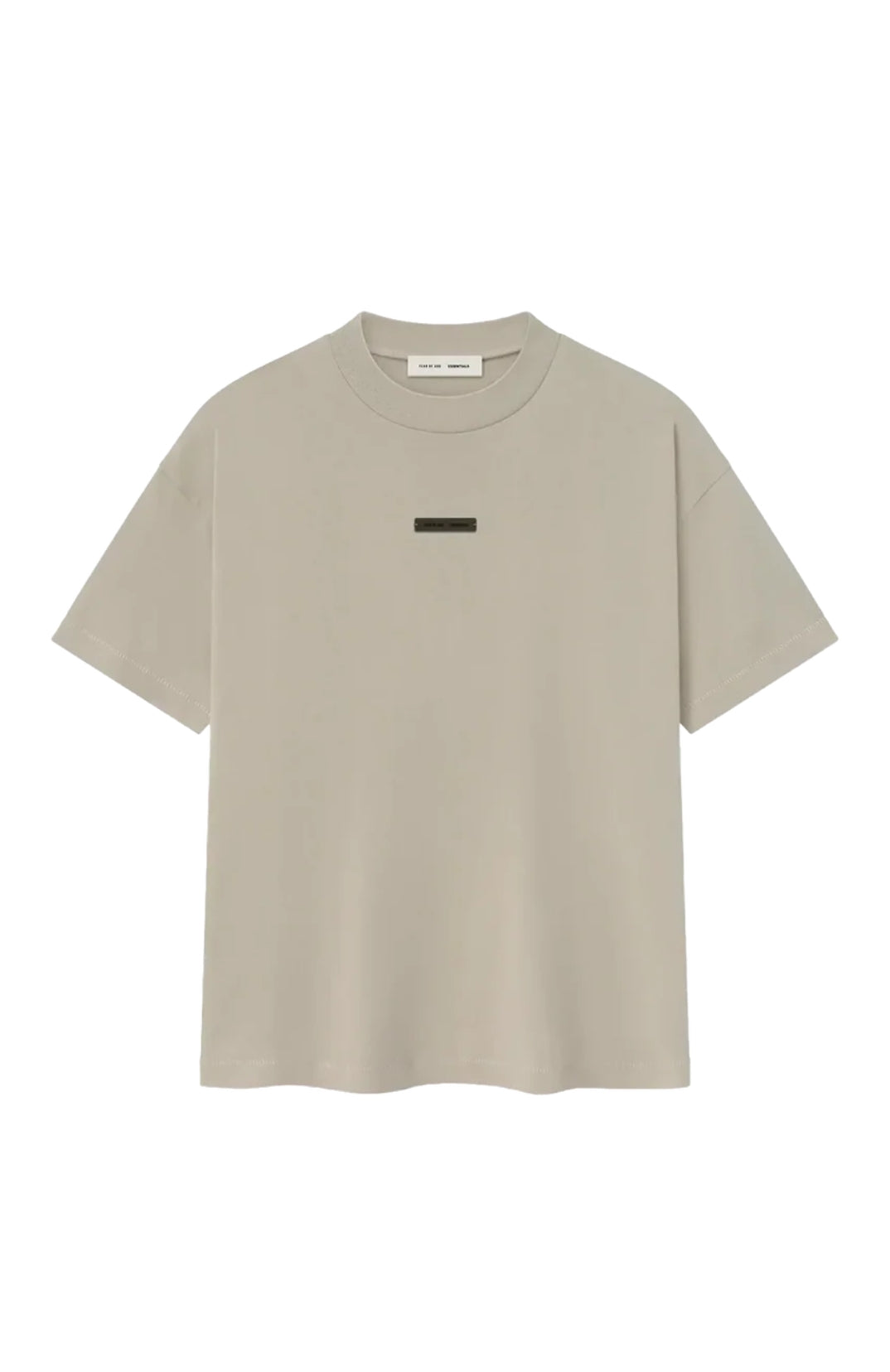 Fear of God Essentials SS25 Timber Summer Set t-shirt and shorts set in timber front view