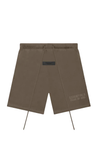Fear of God Essentials Wood Summer Set sweatpants in brown front view