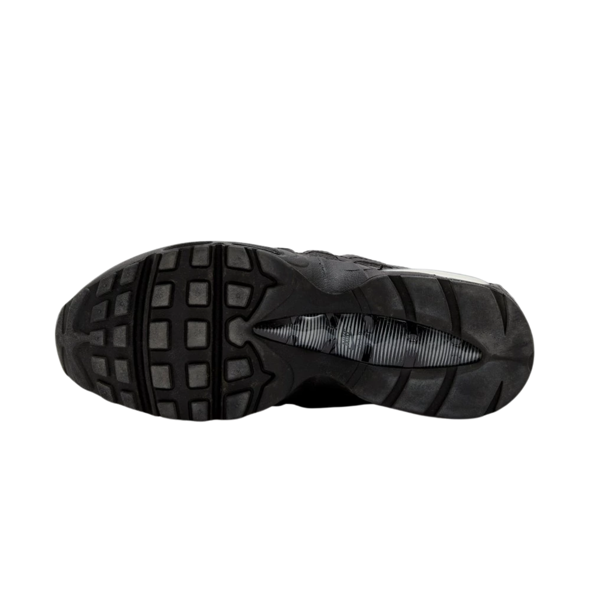 Nike Air Max 95 Essential sneaker in black outsole view