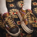Vans Old Skool 36 LX Souvenir sneaker in warm brown worn by model