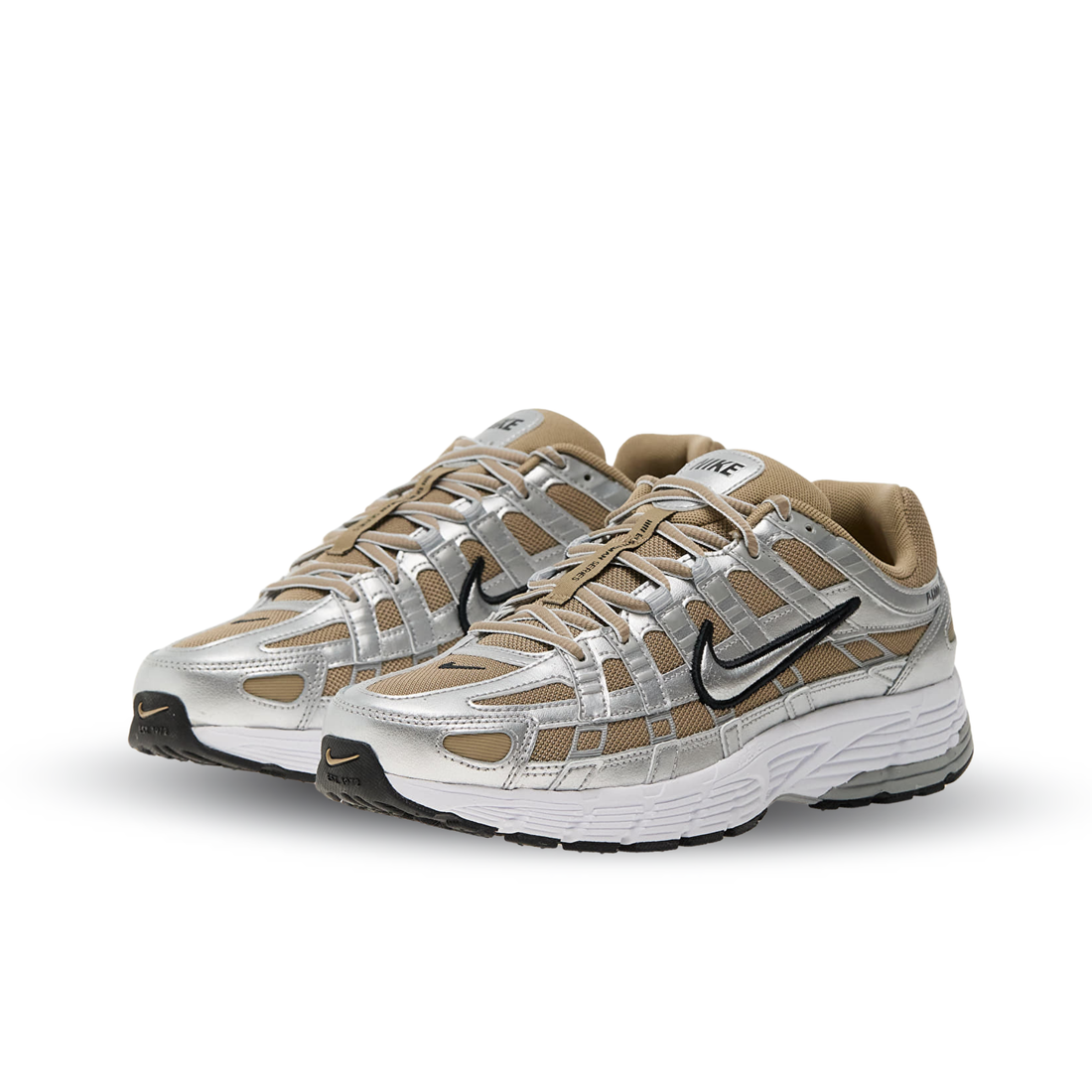Nike P-6000 Khaki Metallic Silver - HQ3030-200
