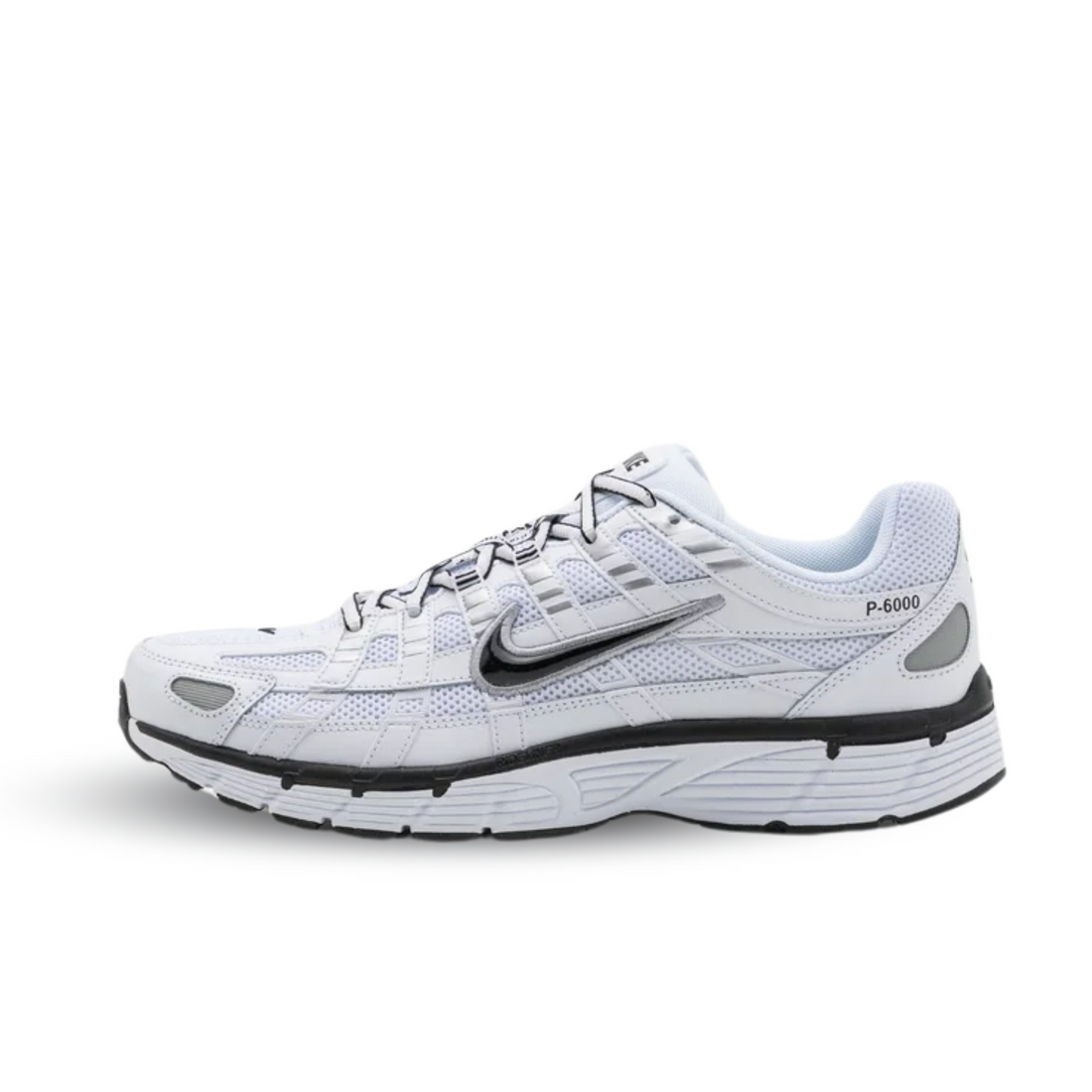 Nike P-6000 White Metallic Silver Black - CD6404-107