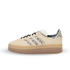 Adidas Gazelle Bold Creme Schwarz Leopard