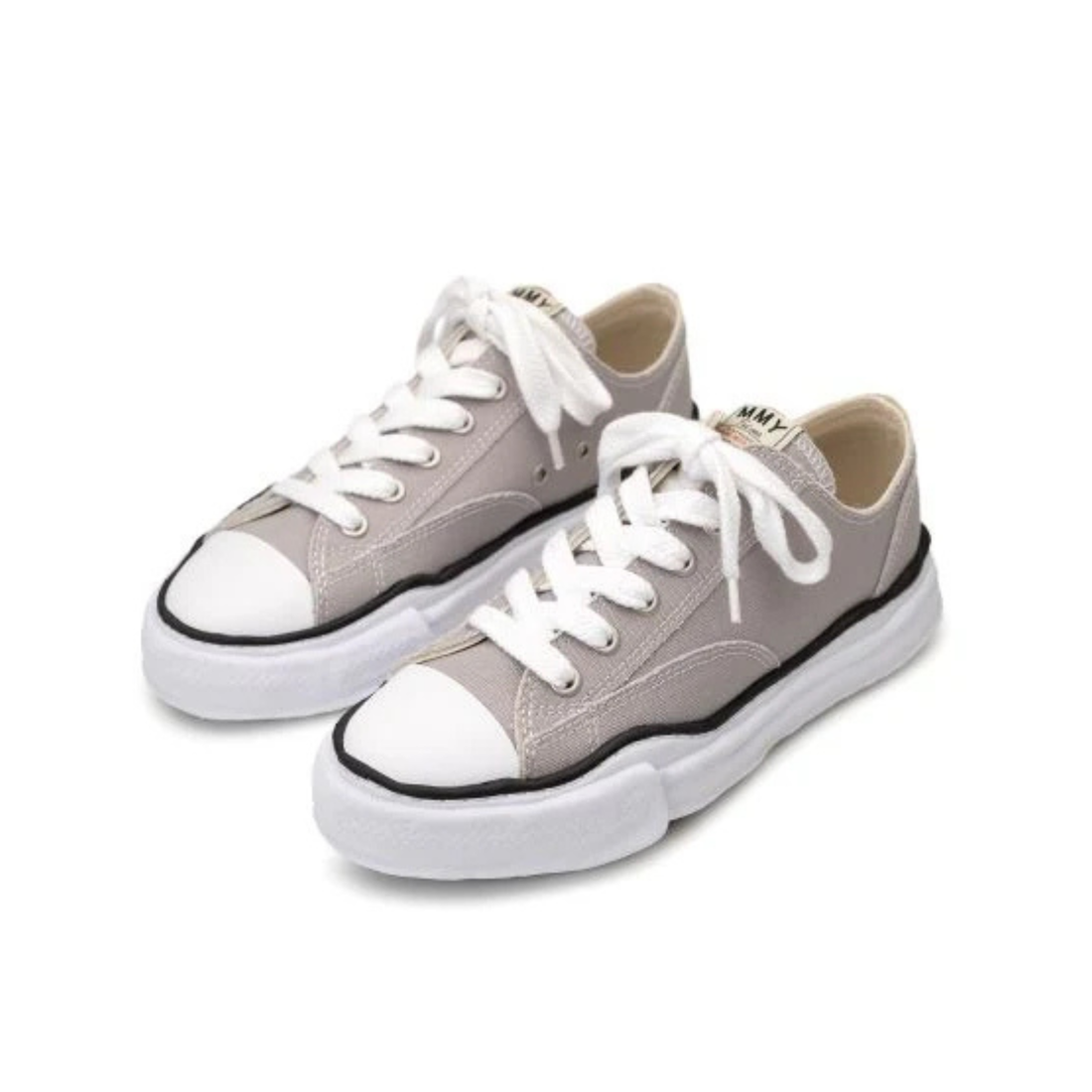 Maison Mihara Yasuhiro Peterson OG Sole Canvas Low Grau