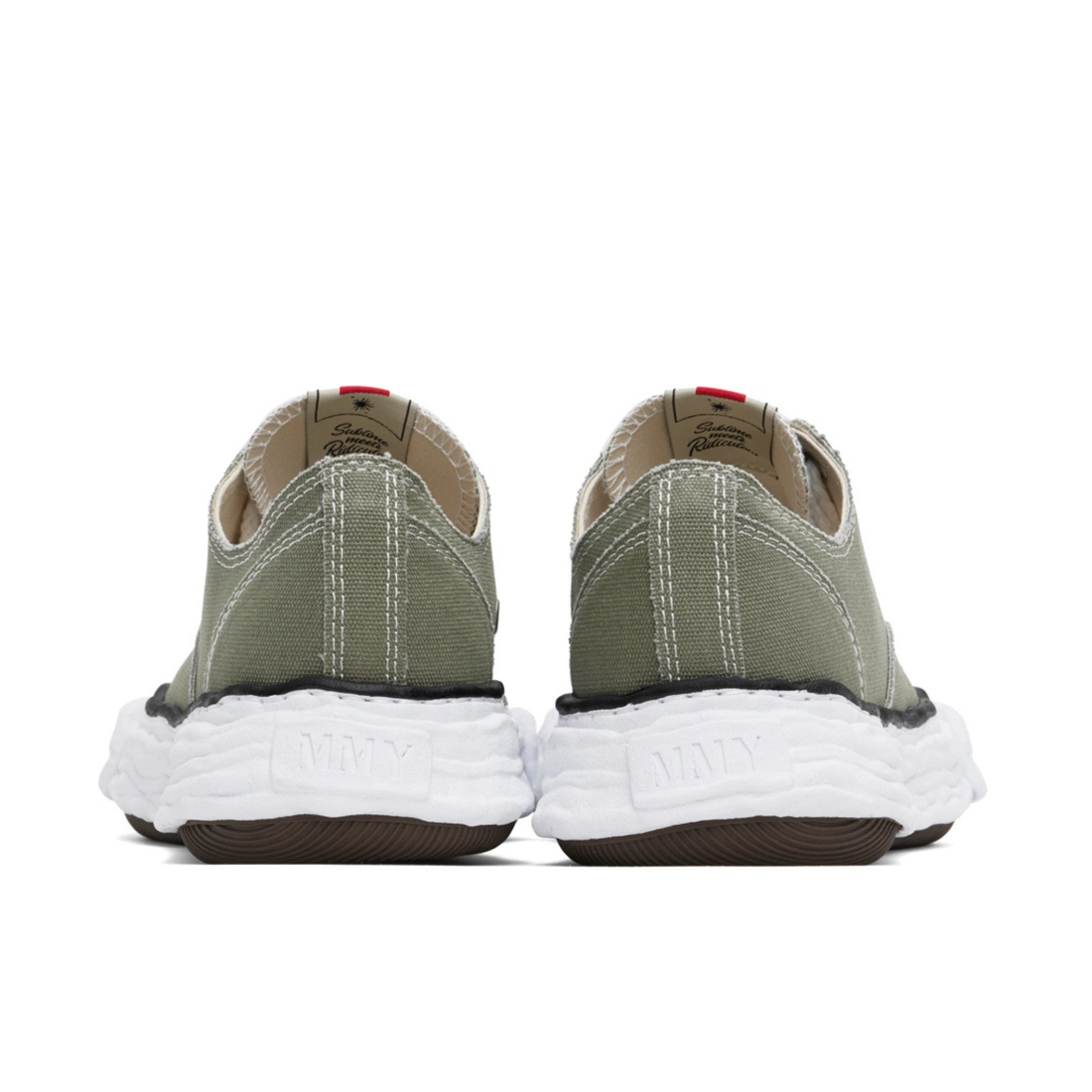 Maison Mihara Yasuhiro Peterson 23 OG Sole Canvas Low Grün
