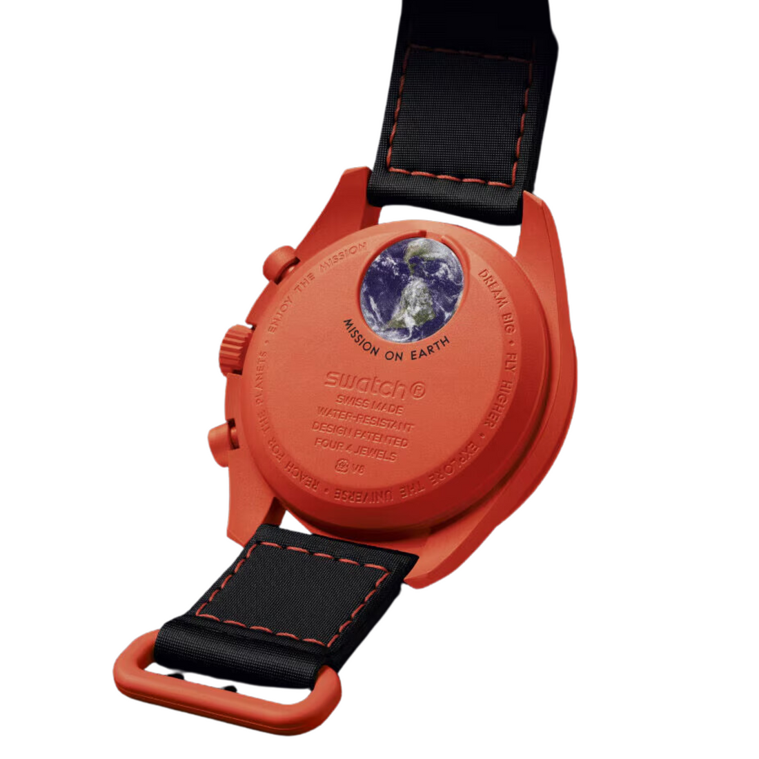 Swatch x Omega Bioceramic Moonswatch Mission On Earth Lava