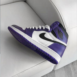Air Jordan 1 Retro High OG Court Purple Weiß