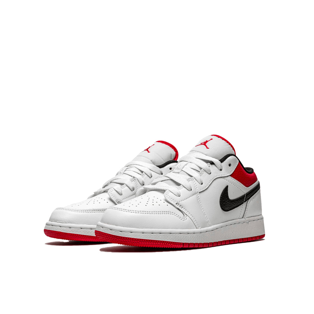 Air Jordan 1 Low University Red Schwarz (GS)