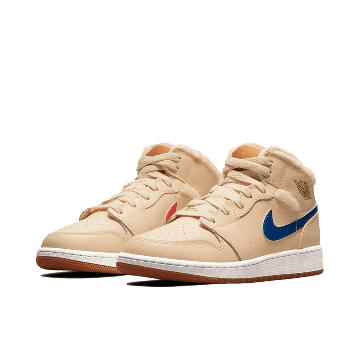 Air Jordan 1 Mid Fleece Pearl White (GS)