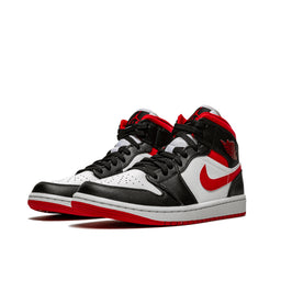 Air Jordan 1 Mid Gym Red Schwarz Weiß