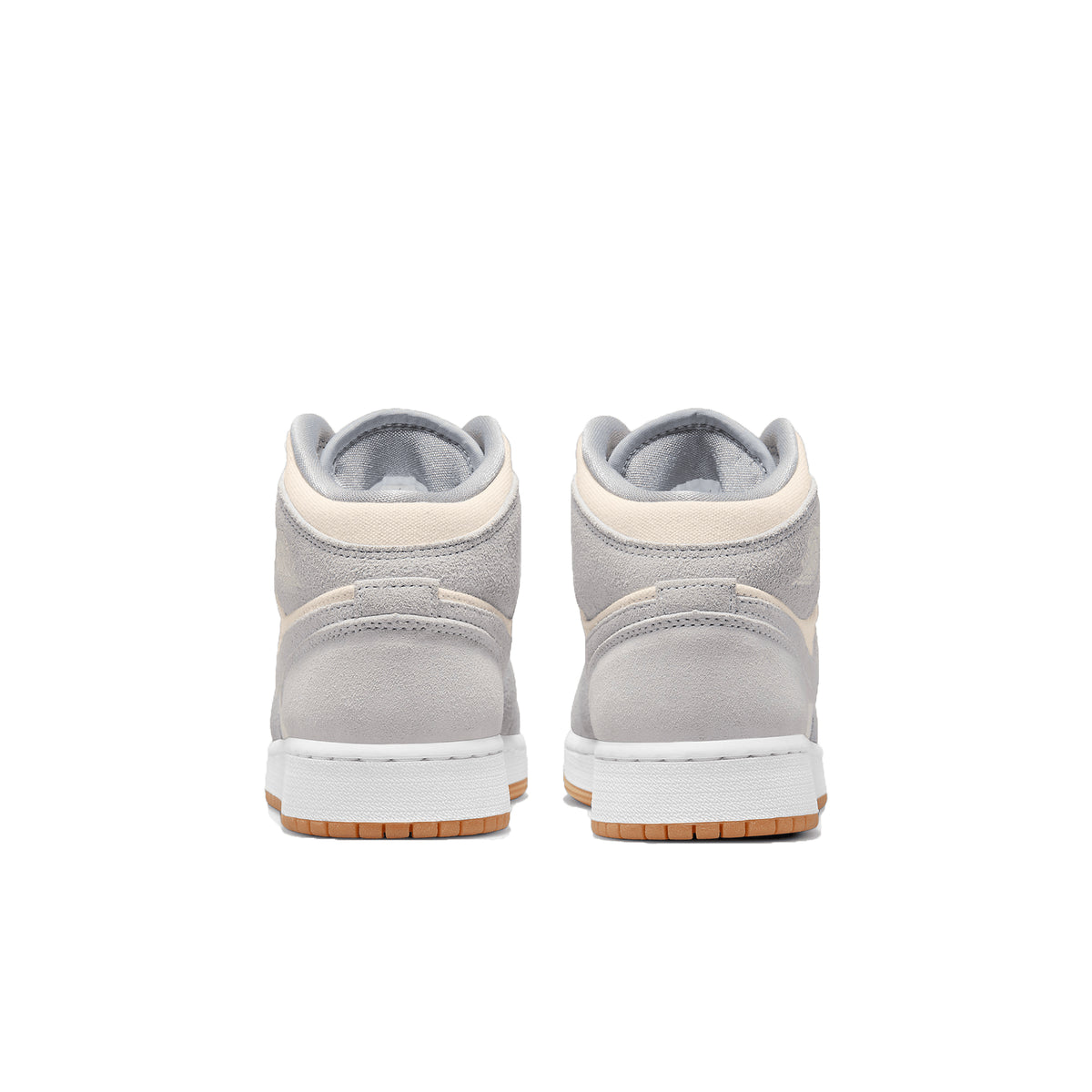 Air Jordan 1 Mid SE Coconut Milk Particle Grey (GS)