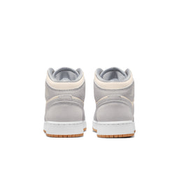 Air Jordan 1 Mid SE Coconut Milk Particle Grey (GS)