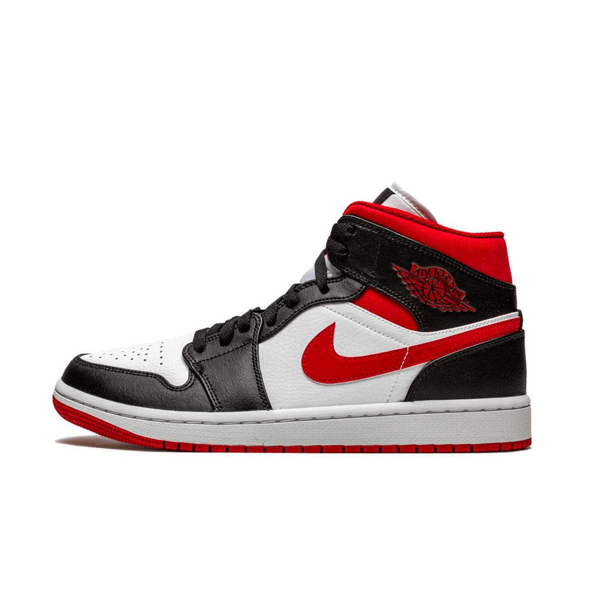 Air Jordan 1 Mid Gym Red Schwarz Weiß