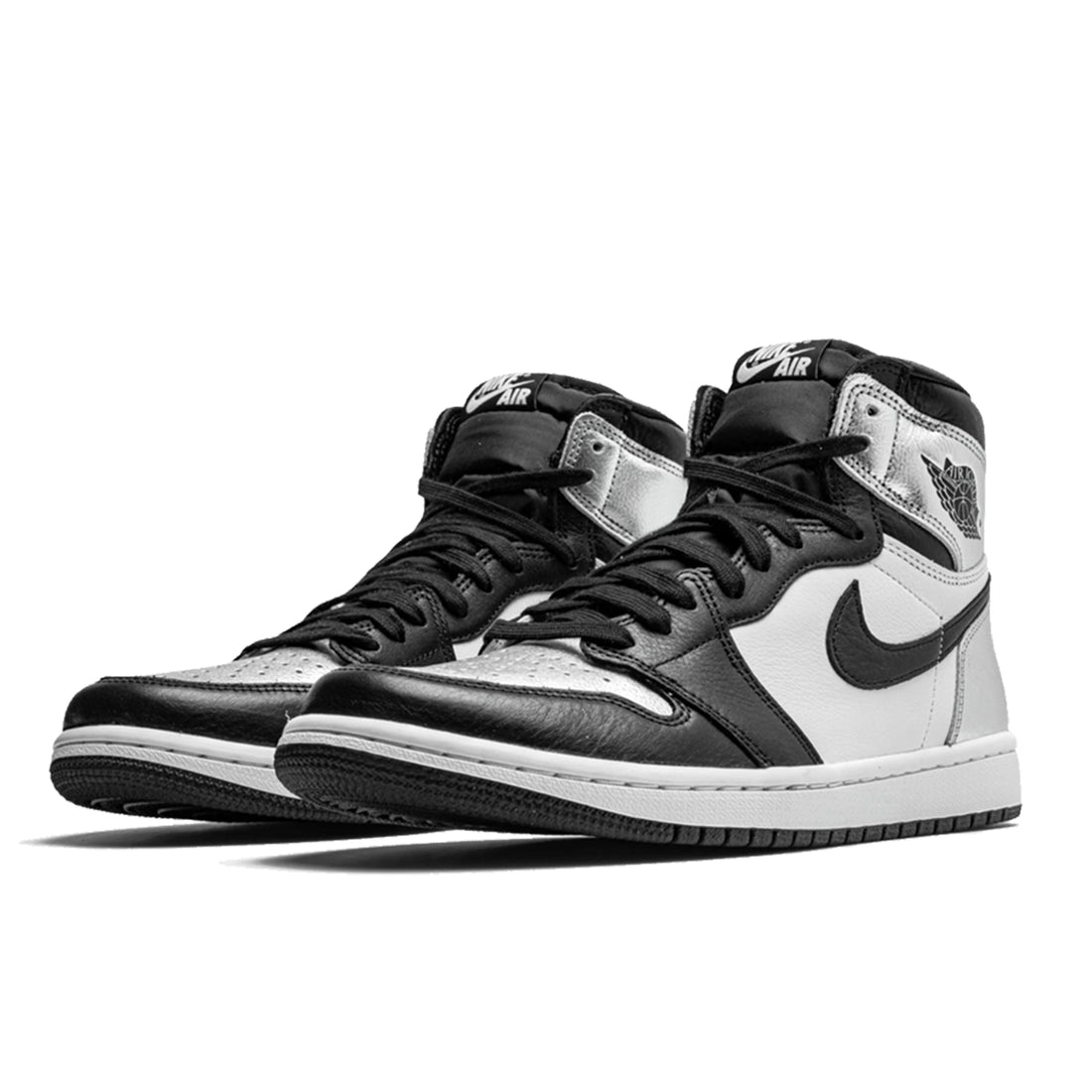 Air Jordan 1 Retro High Silver Toe (D)
