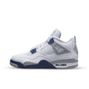 Air Jordan 4 Retro Weiß Midnight Navy