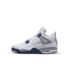 Air Jordan 4 Retro Weiß Midnight Navy (GS)