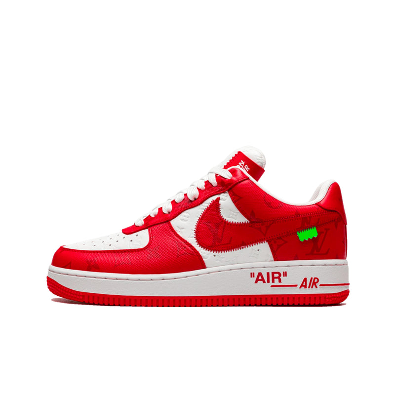 Nike Air Force 1 Low Louis Vuitton Virgil Abloh Weiß Rot