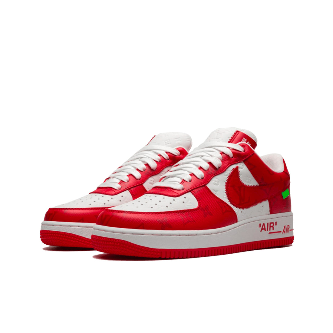 Nike Air Force 1 Low Louis Vuitton Virgil Abloh Weiß Rot